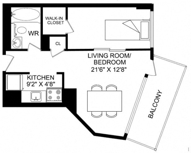 Floor plan layout diagram for Jr 1C Renovation 2